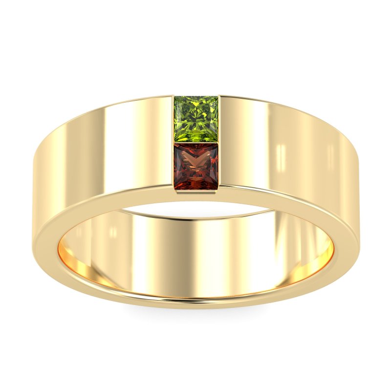 7mm Men's Classic Princess Cut Band