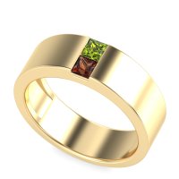 7mm Men's Classic Princess Cut Band