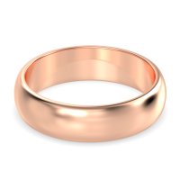 6mm Men's Classic Flat Dome Band