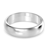 6mm Men's Classic Flat Dome Band