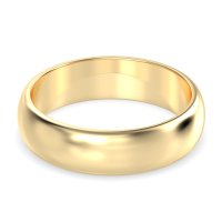 6mm Men's Classic Flat Dome Band