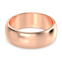 8mm Men's Classic Flat Dome Band