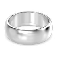 8mm Men's Classic Flat Dome Band