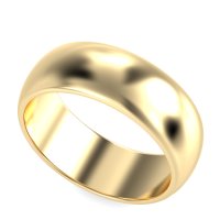 8mm Men's Classic Dome Band