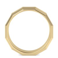 8mm Men's Faceted Band