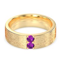 7mm Men's Brushstroke Band