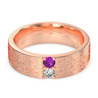 7mm Men's Brushstroke Band