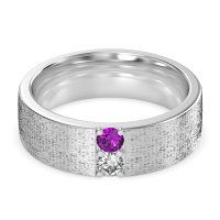 7mm Men's Brushstroke Band