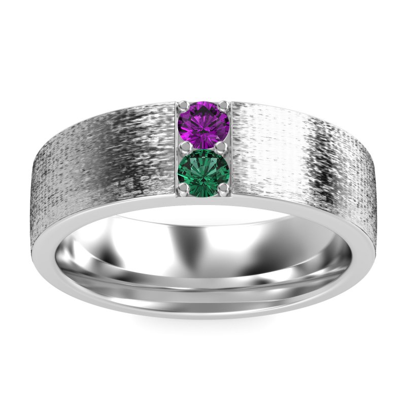 7mm Men's Brushstroke Band