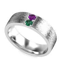 7mm Men's Brushstroke Band