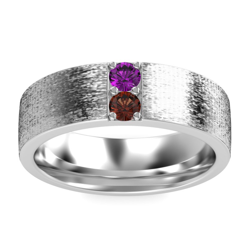 7mm Men's Brushstroke Band