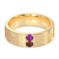 7mm Men's Brushstroke Band