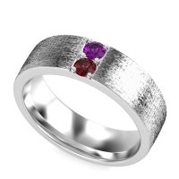 7mm Men's Brushstroke Band