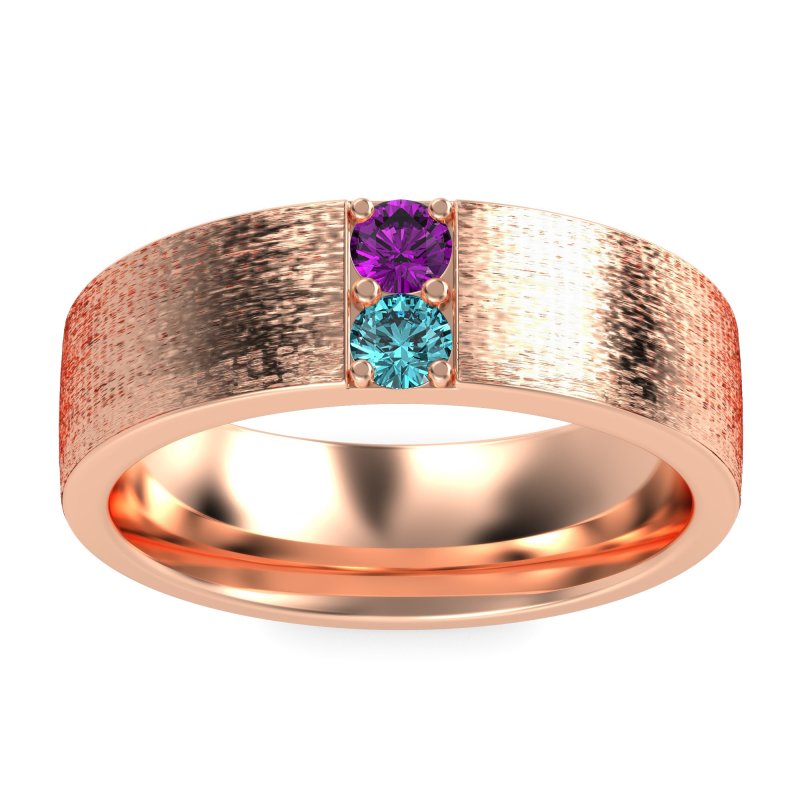 7mm Men's Brushstroke Band