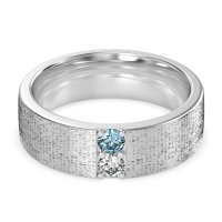 7mm Men's Brushstroke Band