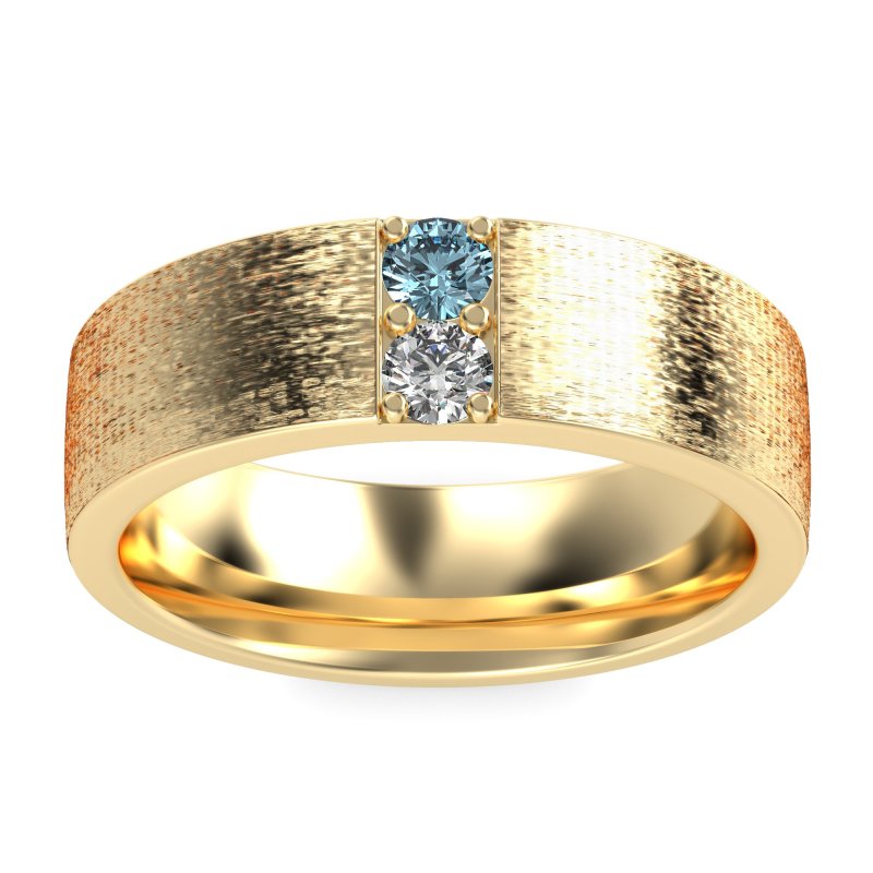 7mm Men's Brushstroke Band