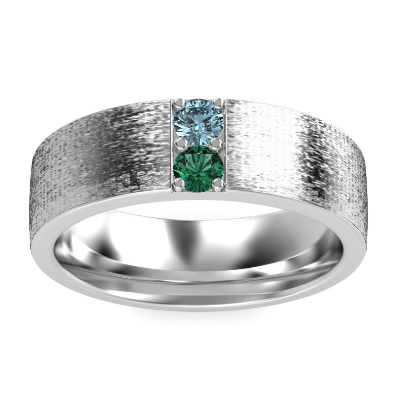 7mm Men's Brushstroke Band