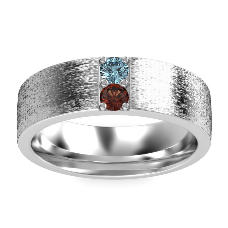 7mm Men's Brushstroke Band