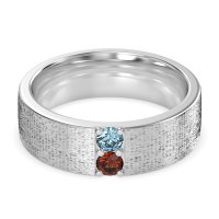 7mm Men's Brushstroke Band