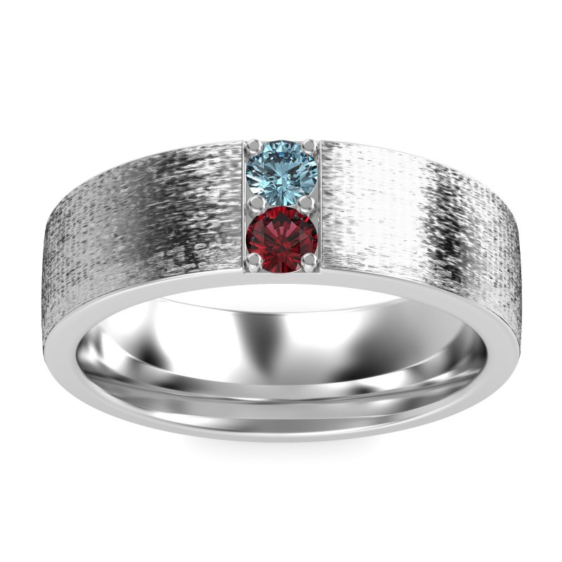 7mm Men's Brushstroke Band