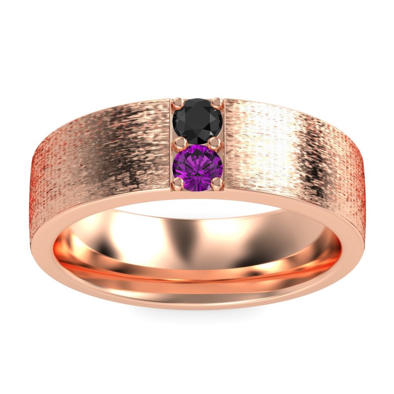 7mm Men's Brushstroke Band