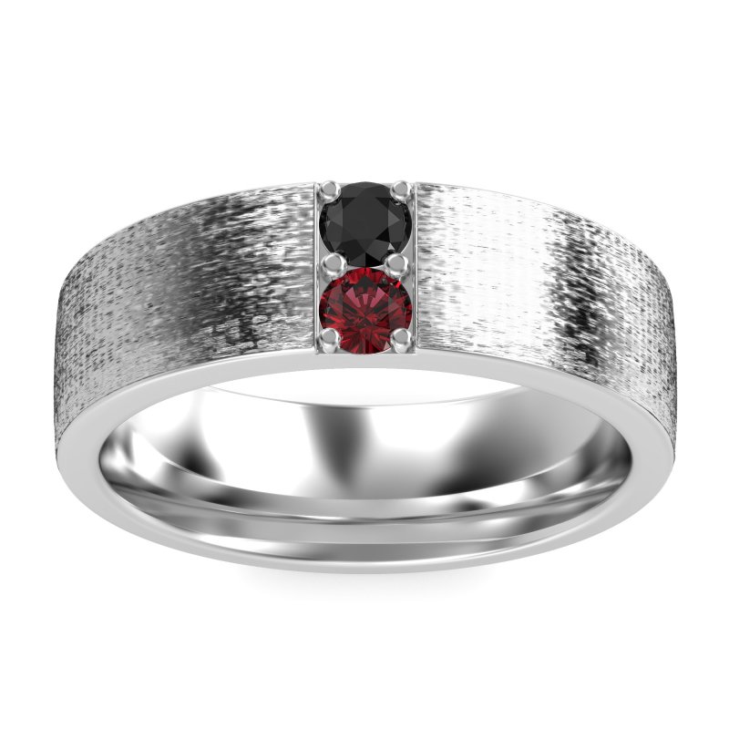 7mm Men's Brushstroke Band