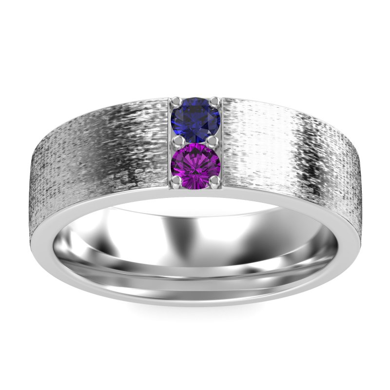 7mm Men's Brushstroke Band