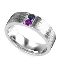 7mm Men's Brushstroke Band