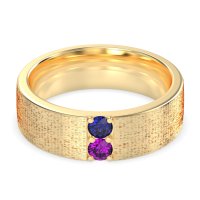 7mm Men's Brushstroke Band