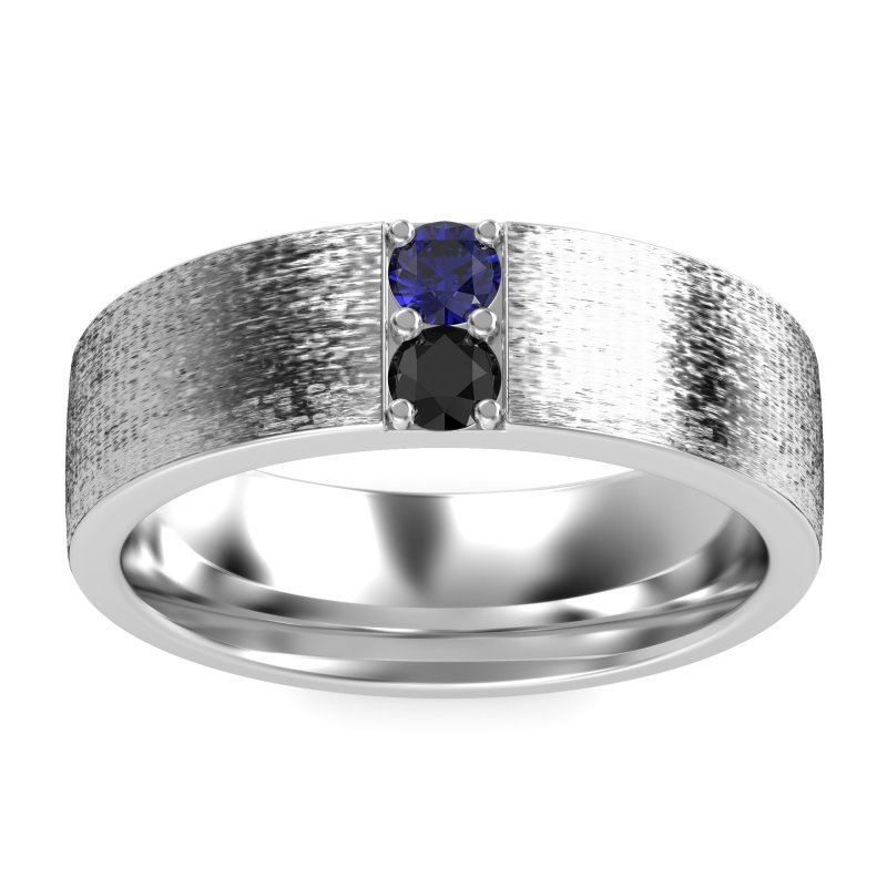 7mm Men's Brushstroke Band