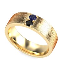 7mm Men's Brushstroke Band