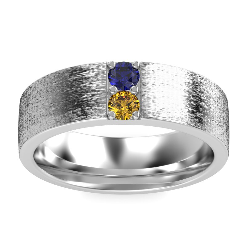 7mm Men's Brushstroke Band