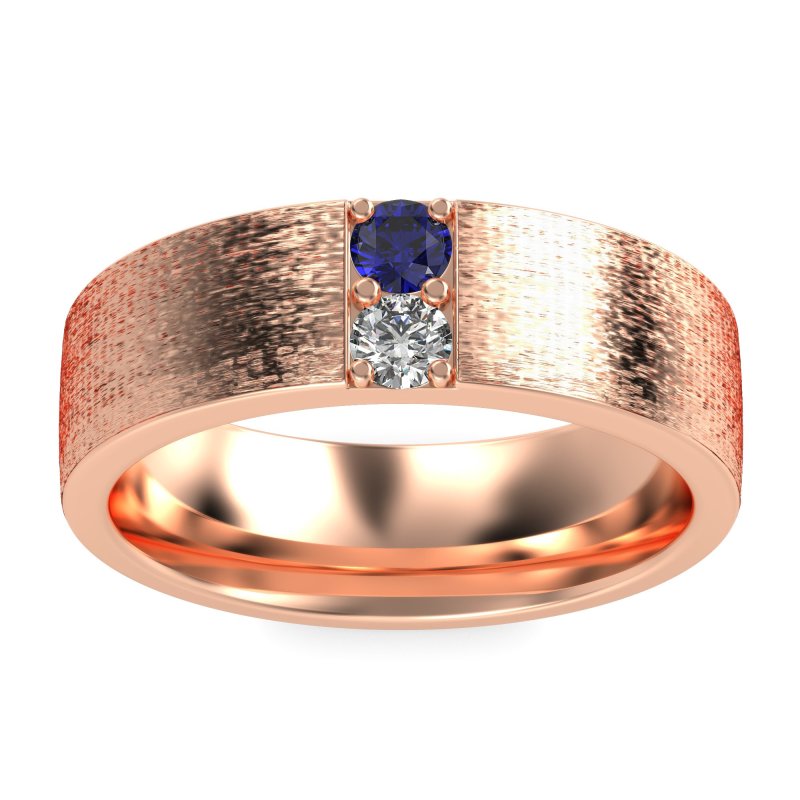 7mm Men's Brushstroke Band