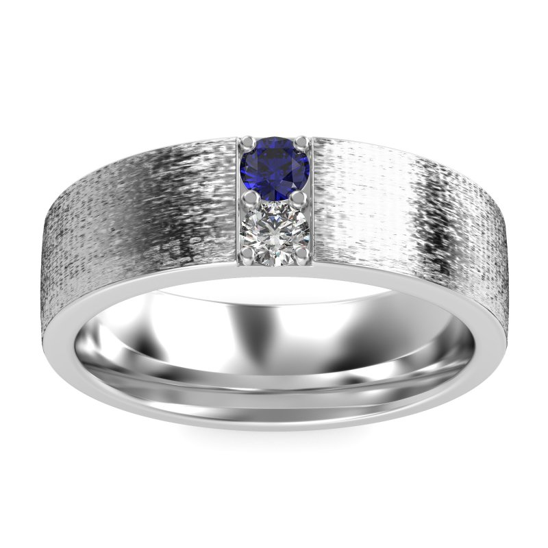 7mm Men's Brushstroke Band