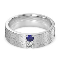 7mm Men's Brushstroke Band