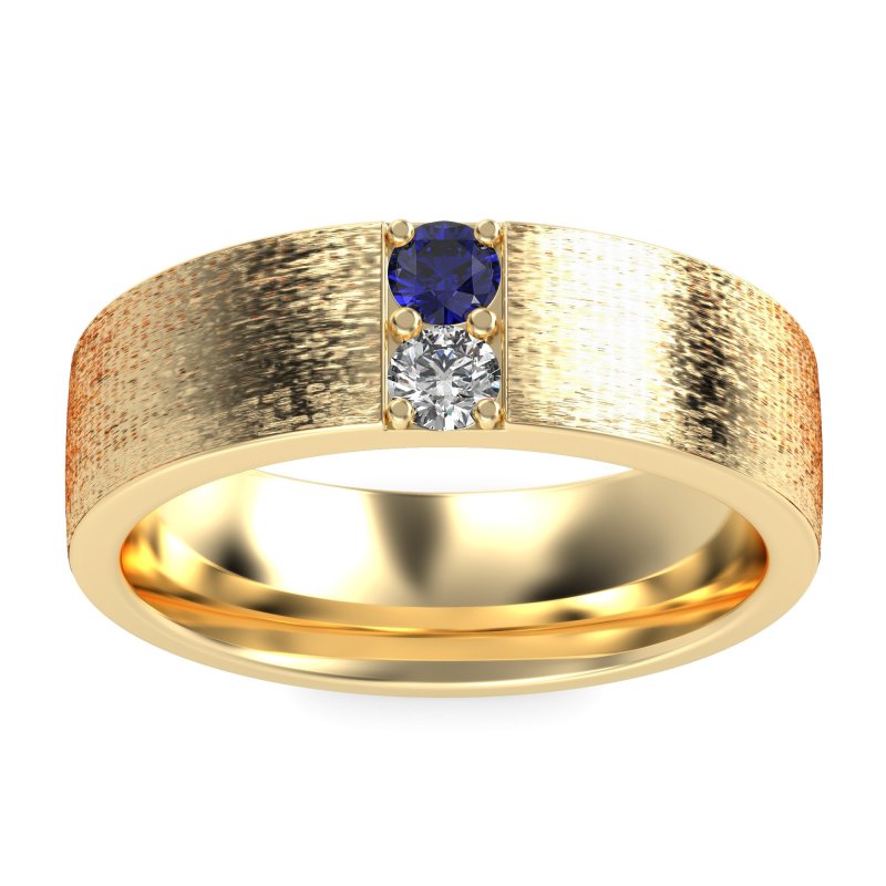 7mm Men's Brushstroke Band