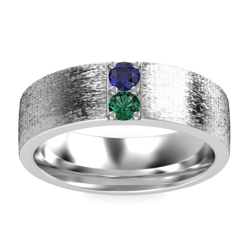 7mm Men's Brushstroke Band