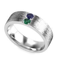 7mm Men's Brushstroke Band