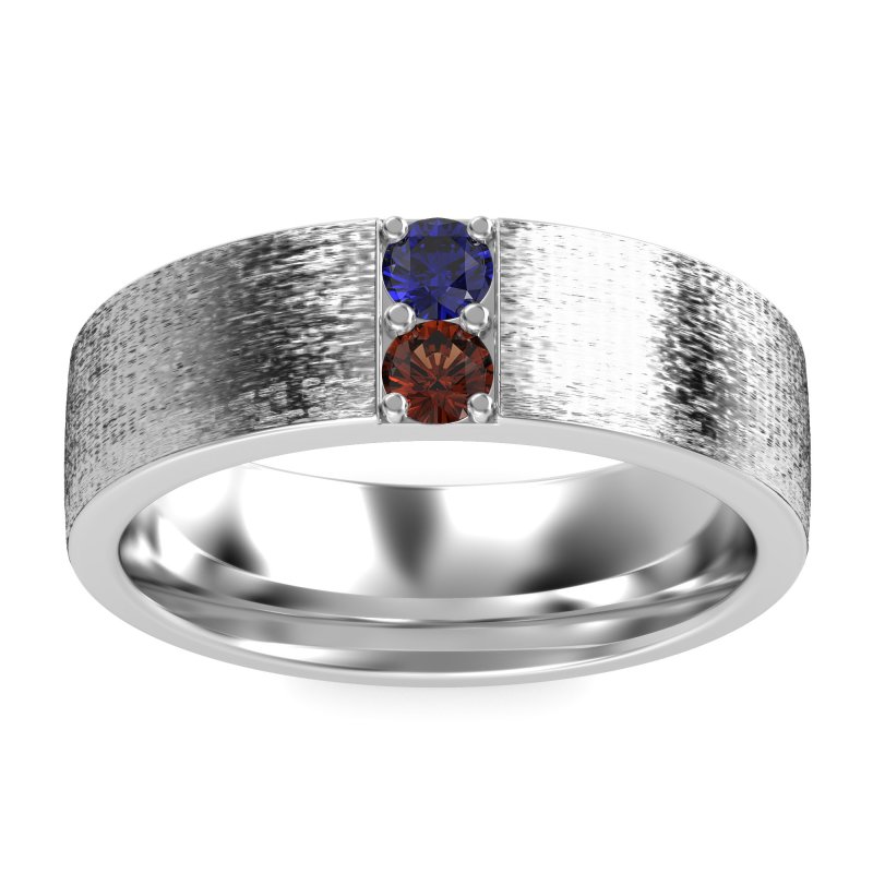 7mm Men's Brushstroke Band