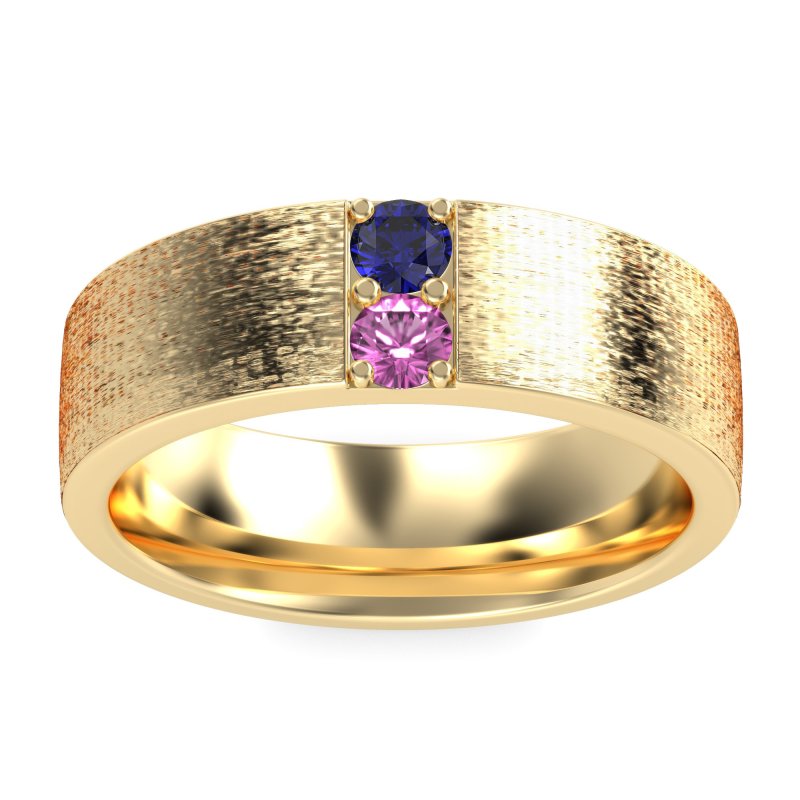 7mm Men's Brushstroke Band