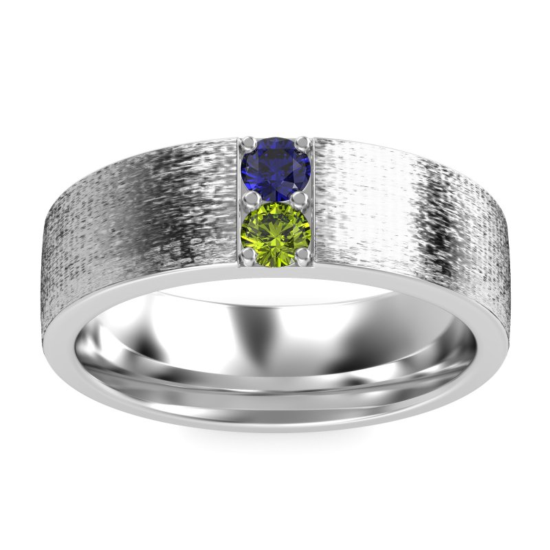 7mm Men's Brushstroke Band