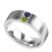 7mm Men's Brushstroke Band