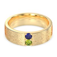 7mm Men's Brushstroke Band