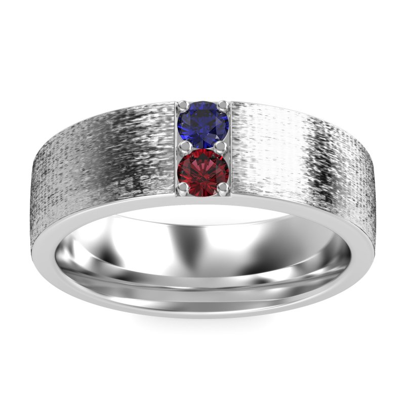 7mm Men's Brushstroke Band