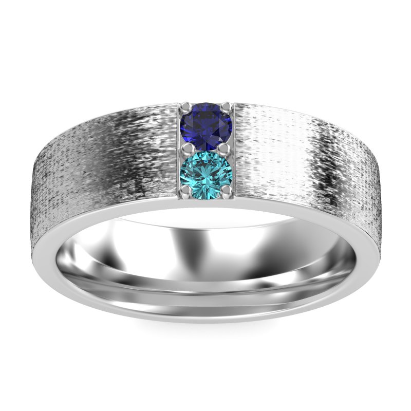 7mm Men's Brushstroke Band