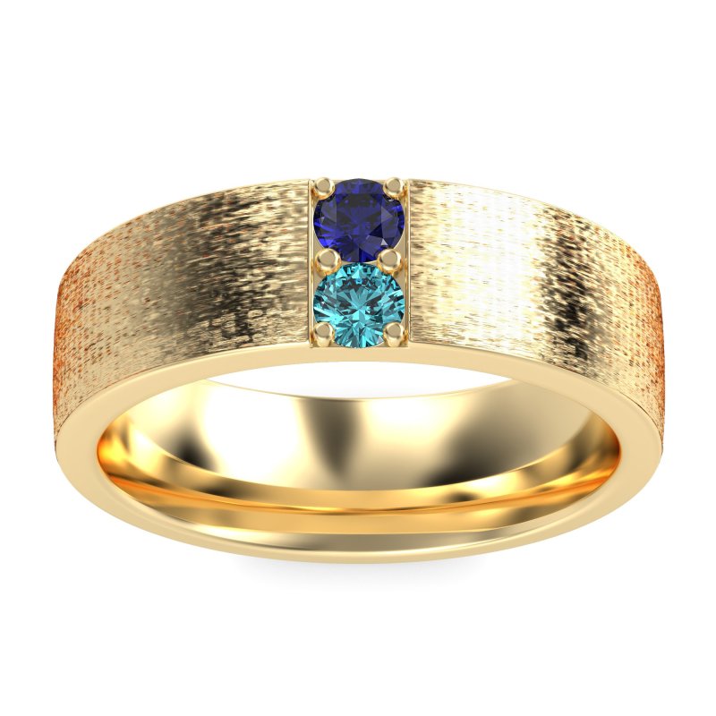 7mm Men's Brushstroke Band