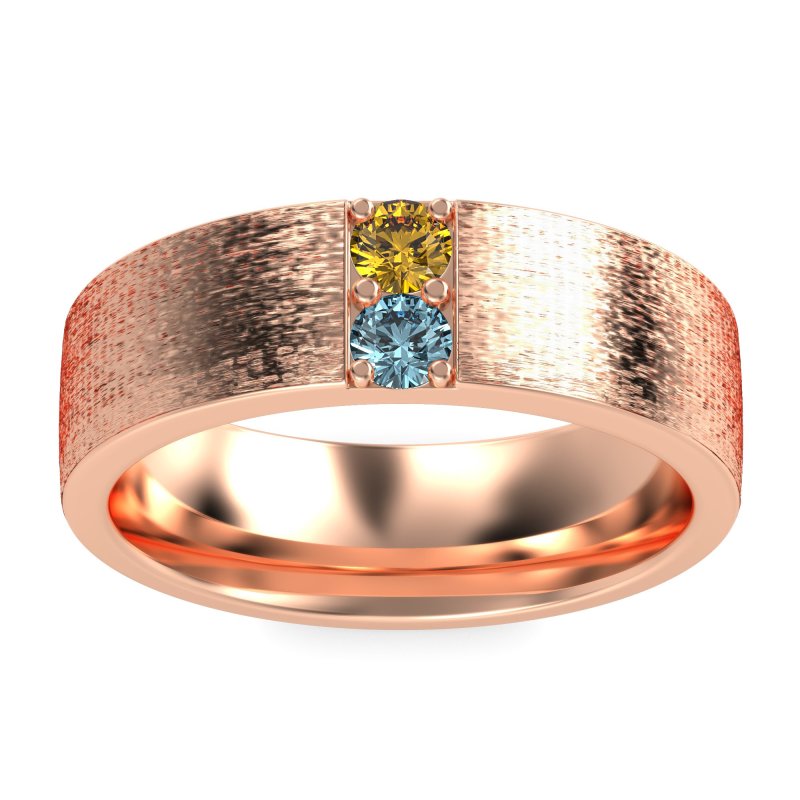 7mm Men's Brushstroke Band