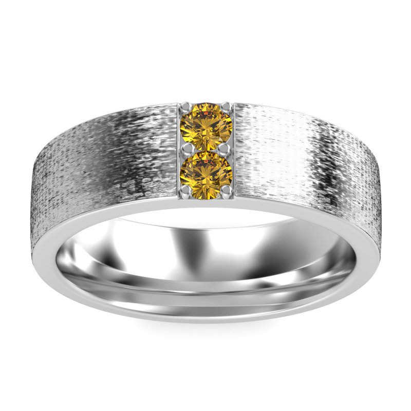 7mm Men's Brushstroke Band