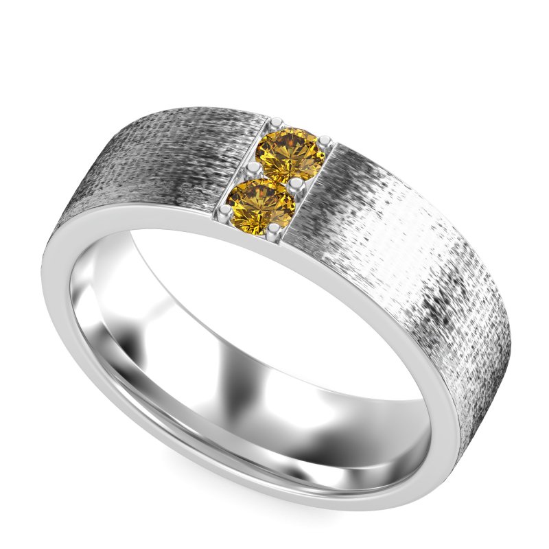 7mm Men's Brushstroke Band