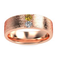 7mm Men's Brushstroke Band